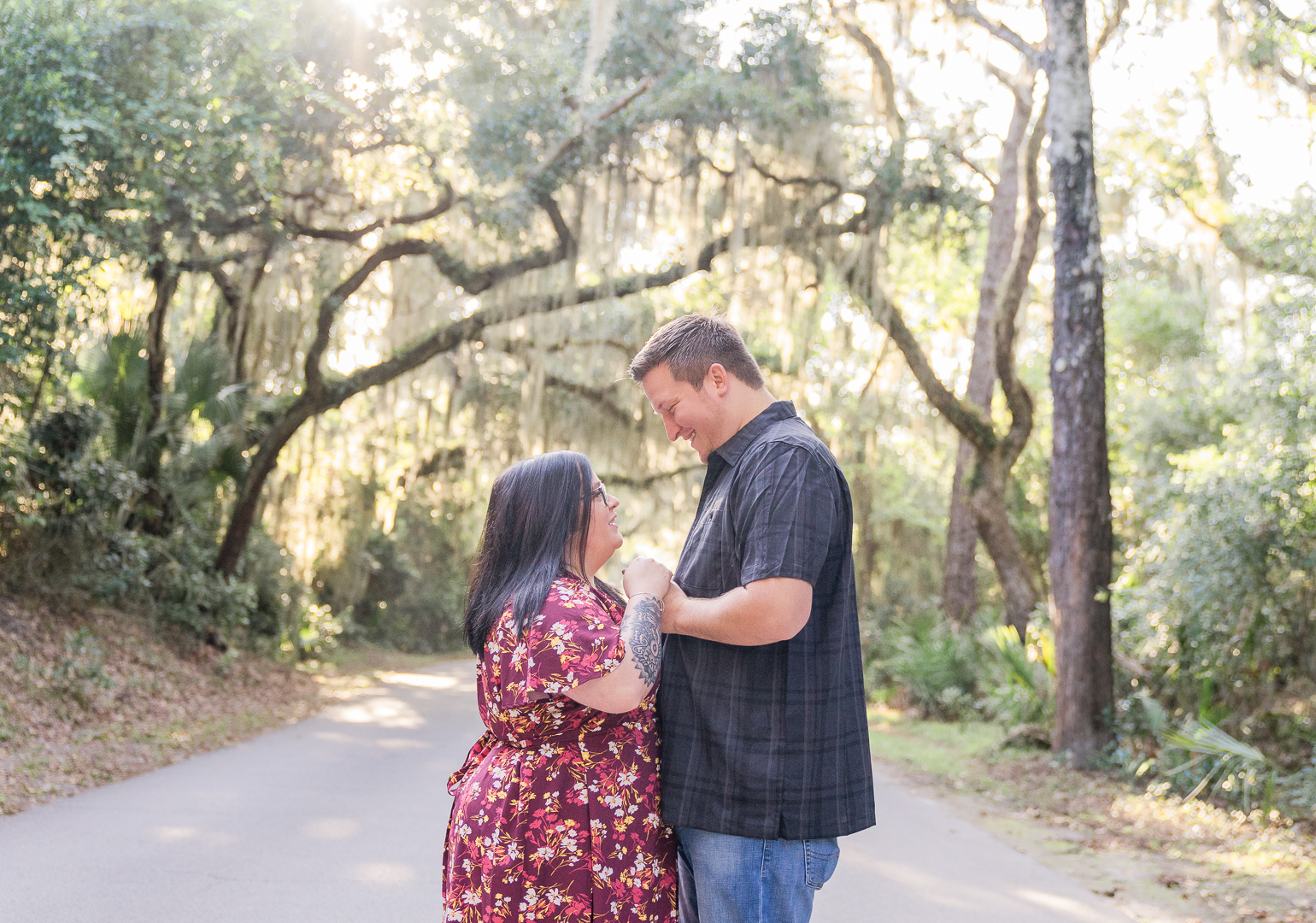 engagement session at fort clinch florida