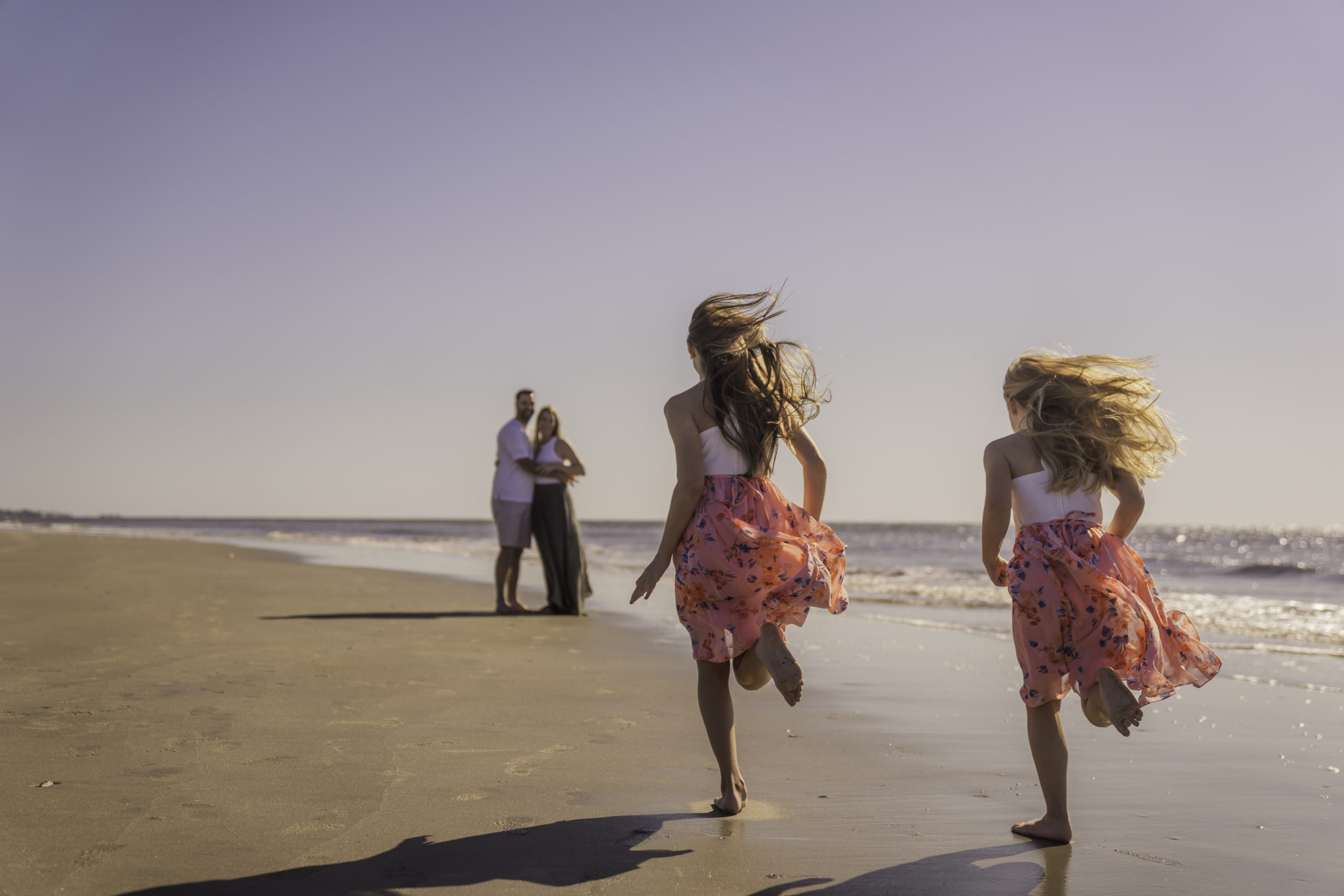 Family Photography at east beach in St Simons