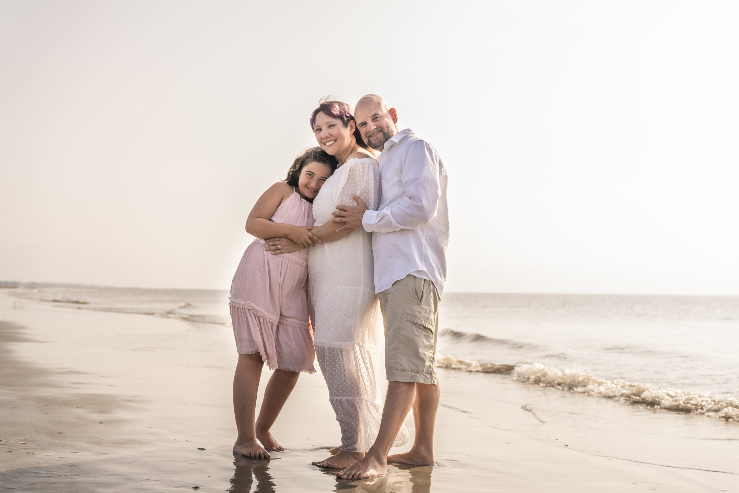 family photography session at east beach on st simons island