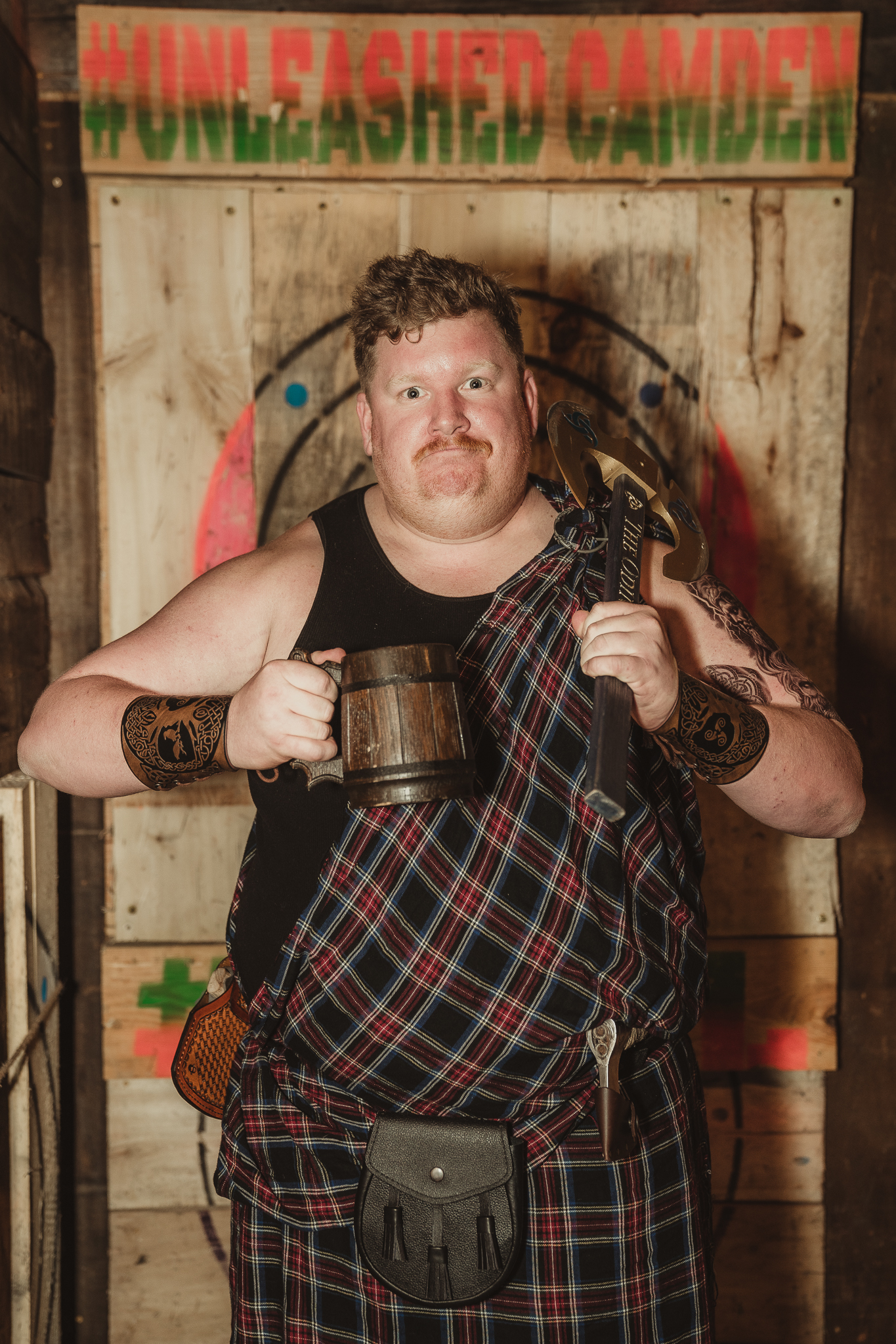 Axe throwing League pictures at unleashed camden in Kingsland Georgia