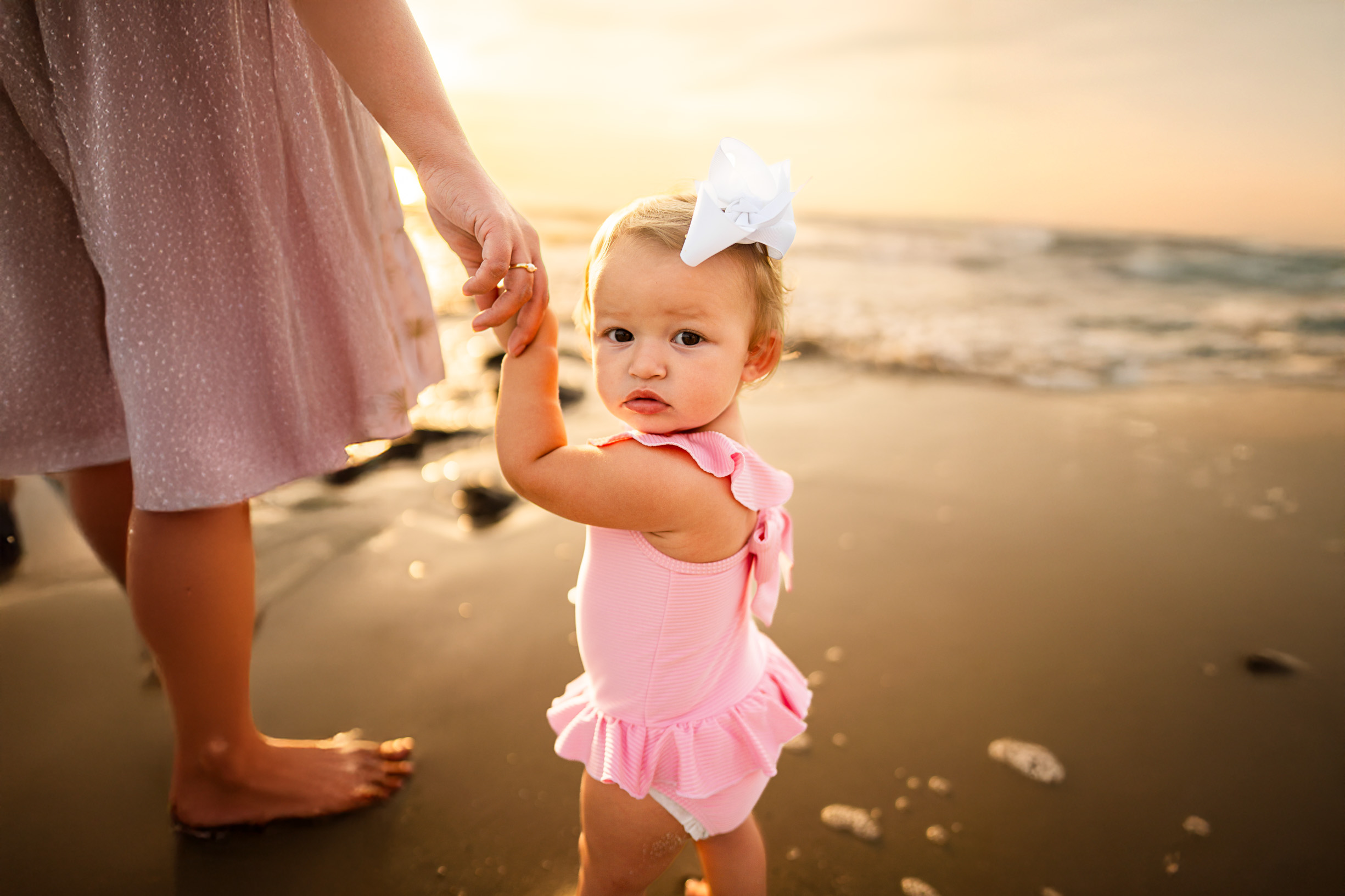 family session at Driftwood beach on jekyll island at sunrise